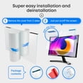 thumbnail image 4 of VINTEZ Blue Light Screen Protector for 27 Inch Computer Monitor and Laptop &ndash; Anti-UV Blue Light Blocking Film for Desktop PC, Eye Protection Fi, 4 of 9