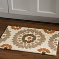 thumbnail image 4 of Linon Home Décor Le Soleil Area Rug Collection, Ivory and Blue, 1.83' x 2.83', 4 of 6