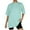 Mint Green, variant on JIUKE Womens Casual T Shirts Oversized Tees Summer Half Sleeve Crew Neck Tunic Tops Basic Tee Shirt S-Xxl