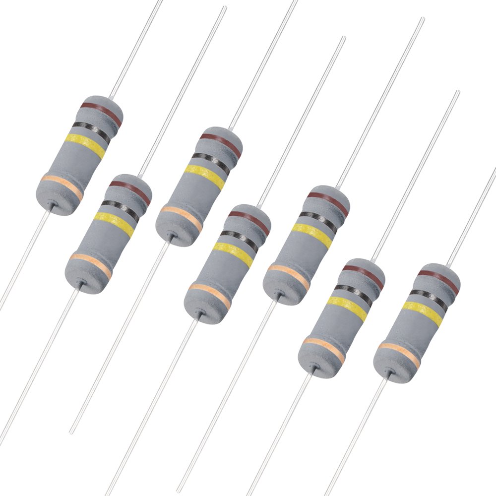 100pcs 2W 100K Ohm Carbon Film Resistor 5 Tolerance 4 Color Bands