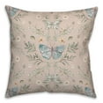 thumbnail image 2 of Creative Products Blush Butterfly Pattern 18 x 18 Spun Poly Pillow, 2 of 3