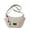 Beige#3, variant on Crossbody Bags for Women Waterproof Nylon Casual Lightweight Shoulder Messenger Bag Roomy Multi Pocket Travel Purse Handbags (Gray)