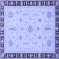 thumbnail image 1 of Ahgly Company Indoor Square Oriental Blue Traditional Area Rugs, 8' Square, 1 of 4