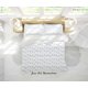 thumbnail image 1 of 3D Blanco Azul Púrpura Floral Patrón Funda de edredón Set Ropa de Cama Set Funda Nórdica, 1 of 3