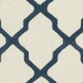 thumbnail image 5 of SAFAVIEH Cambridge Liam Geometric Wool Runner Rug, Ivory/Navy, 2'6" x 8', 5 of 6