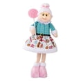 thumbnail image 3 of Adorno navideño de muñeco de nieve, dibujo, coleccionable, muñeco de peluche, figura navideña de pie Abuela, 3 of 9