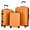 Orange, variant on 3-in-1 Multifunctional Large Capacity Traveling Storage Suitcase, Luggage Set ABS Suitcase 3 Piece Set with TSA Lock Spinner Wheels 20" 24" 28", 3-in-1 Orange Luggage