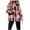 Red, variant on Herrnalise Jackets For Women Fashion Casual Pockets Printed Long Sleeve Tops Jacket Plaid Coat Shackets For Women 2024 fall Sky Blue,L