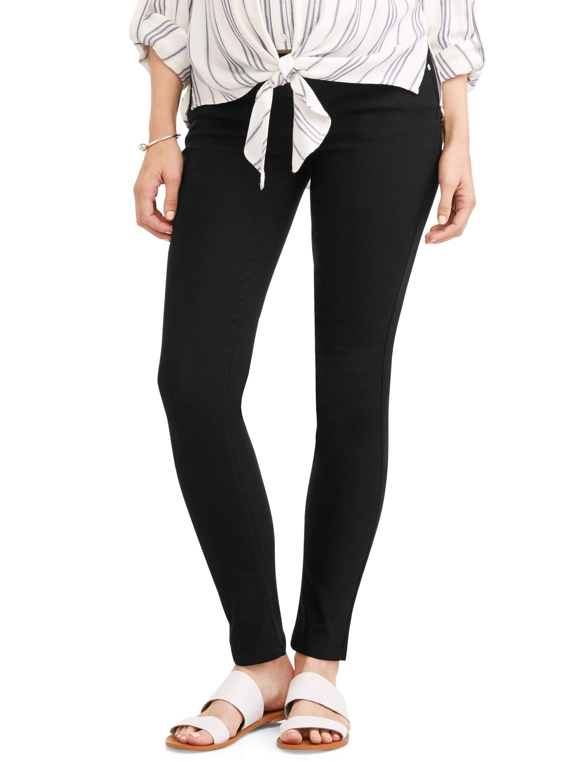 Maternity Oh! Mamma Skinny Pant with Demi Panel (Available in Plus