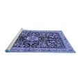 thumbnail image 2 of Ahgly Company Machine Washable Indoor Rectangle Animal Blue Traditional Area Rugs, 4' x 6', 2 of 4