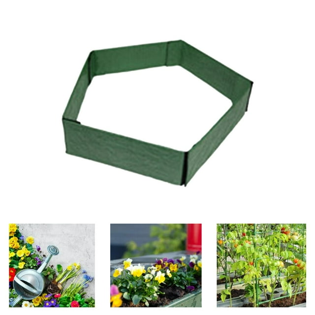 combinadas, cama de jardín, camas elevadas para jardín, s duraderas de plástico para verduras, accesorios de jardinería, 6PCS CUTICAT Valla de plantación desmontable