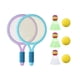 thumbnail image 3 of Raquetas de tenis para niños, juegos de bádminton, raqueta de tenis, juego de agarre cómodo, juguete Violeta Azul, 3 of 9