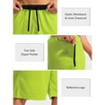 thumbnail image 3 of Ohufall Mens Quick Dry Workout Shorts with Pockets Summer Beach Shorts Solid Color Lightweight Drawstring Elastic Waist Shorts, 3 of 3