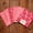 Pink, variant on Paintbrush Studio 6 Fat Quarters - 3 Prints x 2 of Each Pink Scallop Constellation 100% Cotton Fabri-Quilt