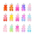 thumbnail image 1 of 100 piezas Gummy Bear Charms Colgantes Cute Resin Bear Candy Charms en color brillante Oso de dibujos animados Llaveros Color aleatorio oso de fresa  Electrónica, 1 of 5