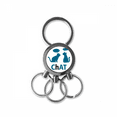 thumbnail image 1 of Porte-clés en Acier Inoxydable pour Chats Animaux Parlants, 1 of 3