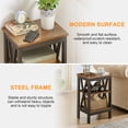 thumbnail image 6 of VECELO 3-Piece Coffee Table Set for Living Room, Lift Top Coffee Table and End Table Furniture Set with Hidden Compartment and Open Storage Shelf, Black, 6 of 9