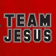 thumbnail image 5 of Wild Bobby Varsity Team Jesus Inspirational/Christian Women Racerback Tank Top, Red, Small, 5 of 5