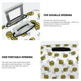 thumbnail image 3 of Yiaed Cute Little Bee Print Travel Luggage Cover Suitcase Protector Fits 18-32 Inch Luggage Wheel Covers Patterned Elastic Luggage Anti-scratch（No luggage）（No luggage）-, 3 of 5