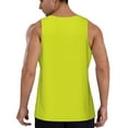 thumbnail image 3 of Haiem Yellow Men Workout Tank Top Gym Bodybuilding Sleeveless Muscle T Shirts Athletic Tank Breathable Workout Shirt-Medium, 3 of 9