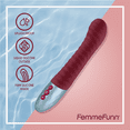 thumbnail image 6 of Femme Funn Lola G Liquid Silicone G-Spot Vibrator Sex Toy for Women, Clitoral Stimulator 8 Vibration Rechargeable Dildo Vibrator Waterproof Clitoris Vagina and Anal Stimulation Adult Toys for Couples, 6 of 11
