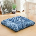 thumbnail image 3 of 22in Square Floor Pillow with Bohemian Design, Dutch Velvet Meditation Cushion for Adults, 3 of 7