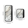 thumbnail image 5 of SEANATIVE Fridge Door Handle Covers Set of 6 Washable Kitchen Appliance Handle Protectors for Fridge Microwave Stove Dishwasher Refrigerator Accessories, Marble White Gray, 5 of 7
