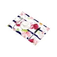 thumbnail image 3 of MKHERT Navy Striped Print with Roses Floral Placemats Table Mats for Dining Room Kitchen Table Decoration 12x18 inch,Set of 4, 3 of 4