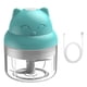 thumbnail image 1 of Picadora de ajo eléctrica inalámbrica USB Garlic Chopper Picadora de jengibre recargable portátil, 100ML, Azul Speravity HA003928-02B, 1 of 7