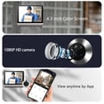 thumbnail image 4 of 4.3inch IPS LCD Screen Digital Peephole Viewer, 120 Degree Wide Angle Front Door Peephole Camera, Night Vision Motion Detection Digital Door Viewer for 35-120mm Door Thickness, 4 of 7