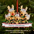 thumbnail image 4 of Bearachild Animal de dibujos animados árbol de Navidad adorno colgante Año Nuevo sala de estar decoración del hogar Festival colgante Kits de decoración para fiestas 5 animales, 4 of 6
