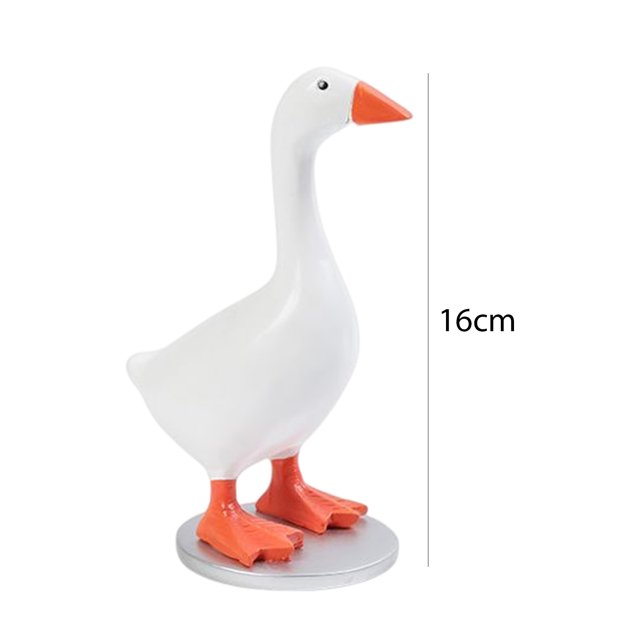 Estatua Magnética Del Pato Del Gancho De La Llave Estatua de pato decorativa de escritorio magnética, artesanía, decoración del hogar para porche de entrada Hugtrwg Libre de BPA