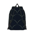 thumbnail image 5 of Sigee Black Fish scales for Canvas Large Capacity Laptop Backpack for Men and Women, Travel Backpack, 5 of 8