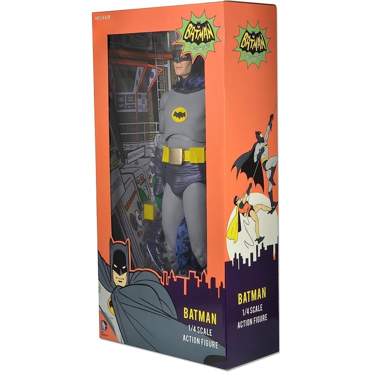 NECA, Batman Adam West Action Figure, 1/4 Scale, Multicolor