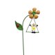 thumbnail image 4 of Adorno de columpio de flores artificiales para decoración de Pascua, paisaje artificial creativo en miniatura Dorado, 4 of 8