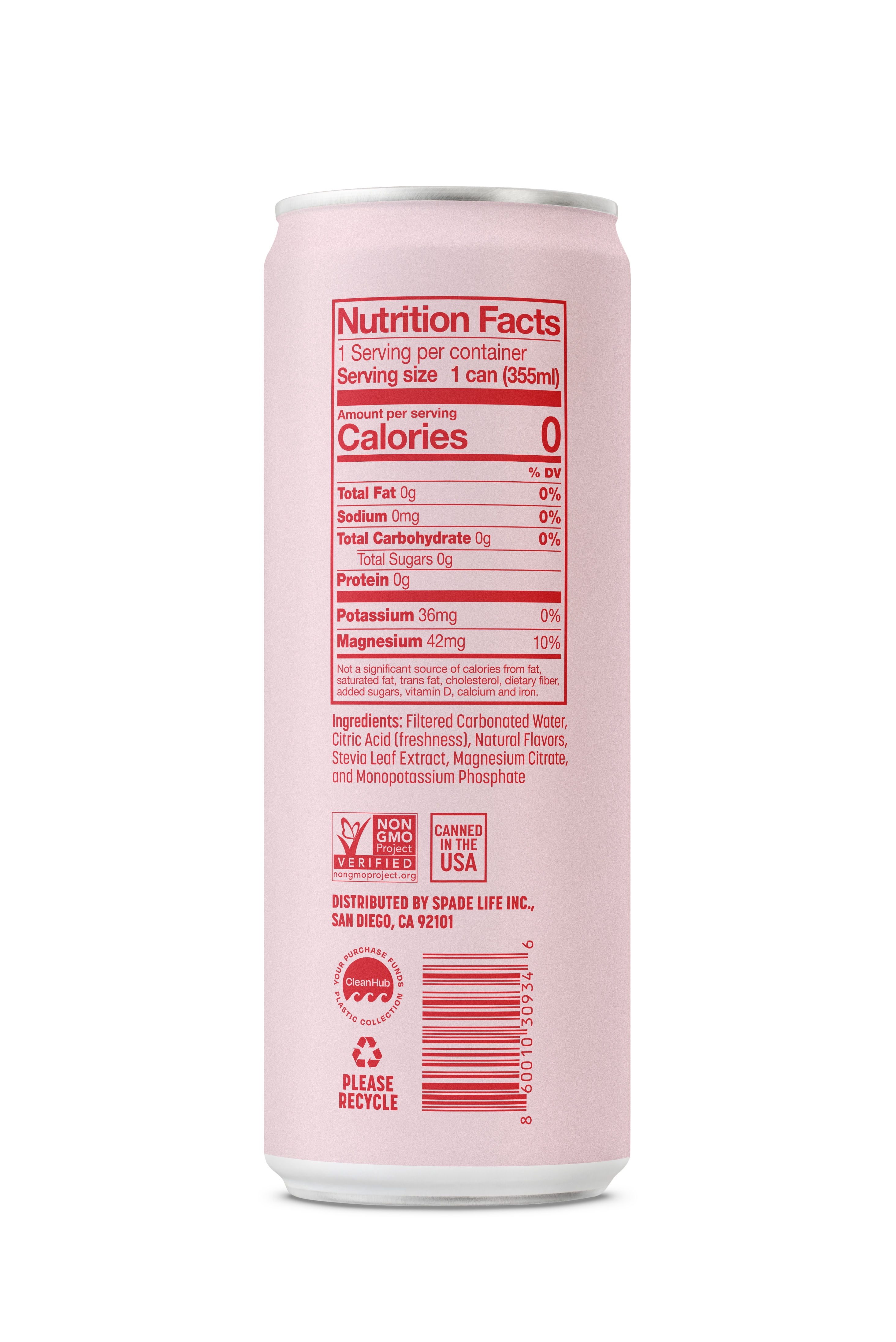 Spade Guava Soda - Premium All-Natural, 0 Sugar, 0 Calorie, Electrolyte, Healthy Non GMO