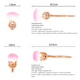 thumbnail image 4 of Juego De Brochas De Maquillaje, Brochas De Maquillaje De Flor De Rosa, Brochas Cosméticas De Crema De Contorno De Mezcla De Base Profesional Monstrate CE006170-00, 4 of 6