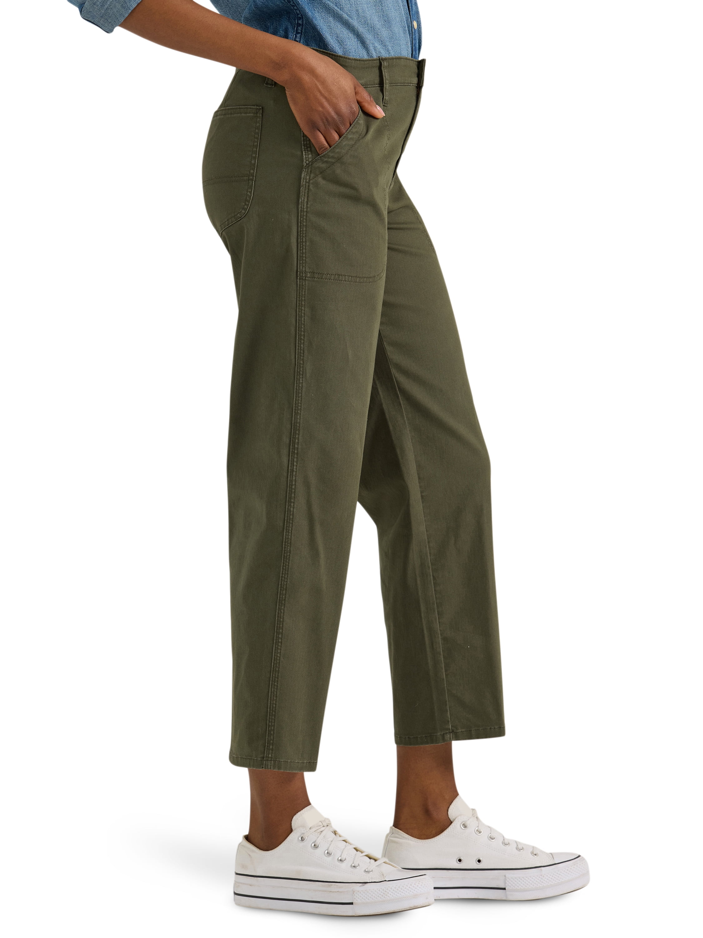 Lee® Women's Heritage Slim Straight Carpenter Crop Pant, Sizes 2