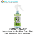 thumbnail image 3 of Best Bee Brothers Shake + Shield Natural Insect Repellent Spray, Lemongrass, 8oz, 3 of 6