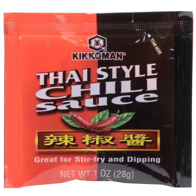 Kikkoman Sauce Chili Style Thaï 1 oz. Paquet - 300/caisse