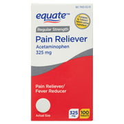 Equate Prescription Strength Pain Reliever & Fever Reducer with Acetaminophen, 100 Tablets