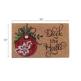 thumbnail image 2 of Coir Door Mat Deck The Halls, 2 of 3