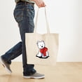thumbnail image 4 of CafePress - Red Ribbon Westie Tote Bag - Unisex Canvas Tote Bag, Beige, 1-Piece, 4 of 7