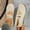 Beige, variant on Knit Flats for Women Summer Novel Trendy Solid Color Round Toe Ankle Strap Casual Ballet Flats Women Comfortable Dressy Office Soft Sloe Shoes Purple 7.5