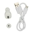 thumbnail image 1 of Auricular único Mini Bluetooth 5.3 Auricular único IPX5 Auricular inalámbrico único impermeable para deportes de negocios Blanco, 1 of 5