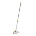 thumbnail image 1 of Telescopic Long Handle Cleaning Mop, Automatic Water Squeezing 360 Degree Rotatable Triangular Mop, Multi Functional Cleaning Tool for Wall Ceiling Corner, 1 of 7