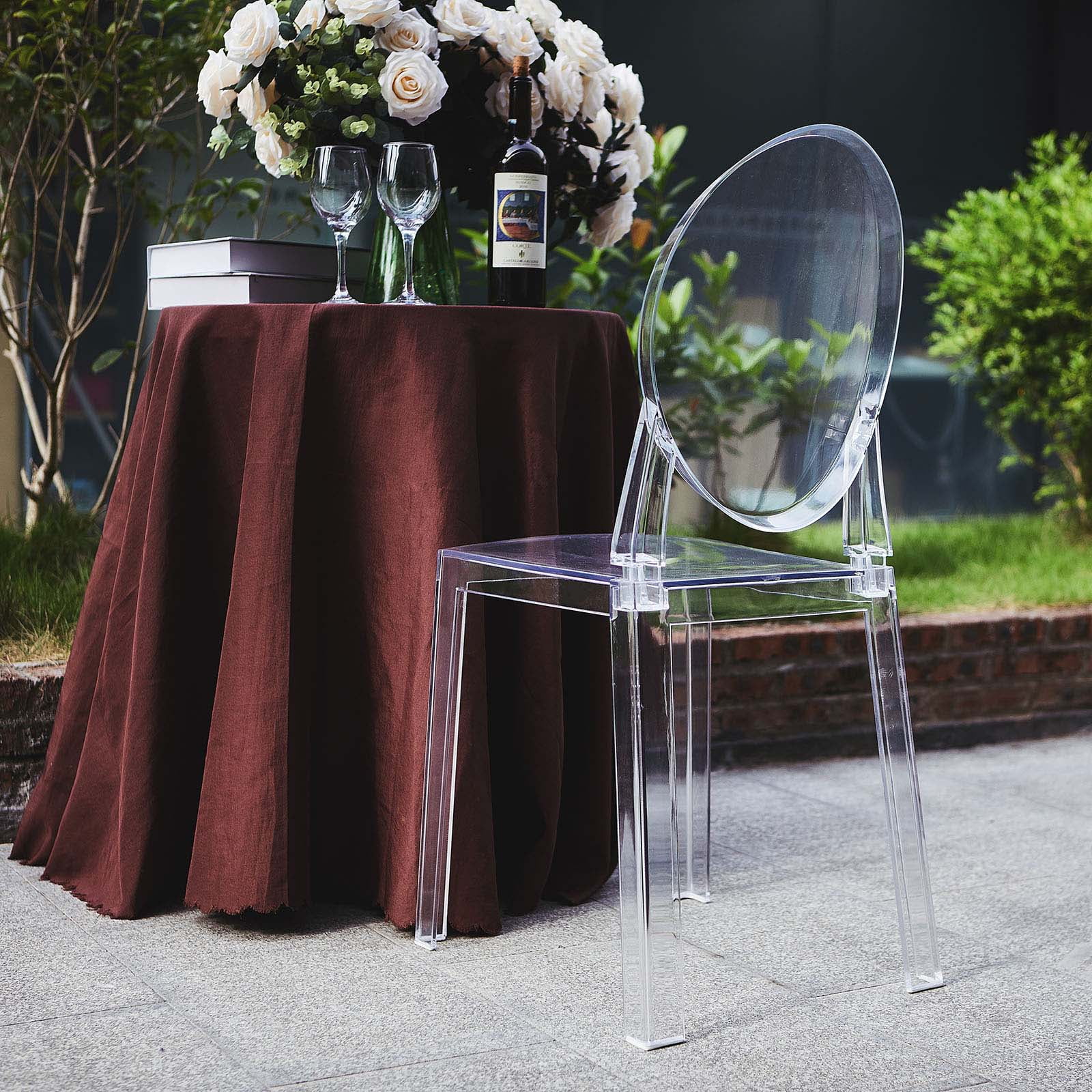 Poly and bark ghost chair clearance
