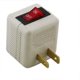 thumbnail image 1 of Adaptador de enchufe de pared de CA de 2 clavijas Wideskall, 15 A, 125 V, 1875 W, blanco, 1 of 3