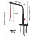 thumbnail image 3 of Klonfd Swing Trainer Aid For Practice Indoor Outdoor Improve Accuracy Strength Tempo, 3 of 5