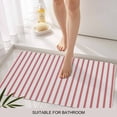 thumbnail image 3 of Red Striped Door Mat&nbsp;Indoor Outdoor Entrance, Non Slip Small Rug for Kitchen Bathroom Entryway Rug, Red White Stripes Farmhouse Washable Doormat Floor Mat 16x24 Inch, 3 of 8